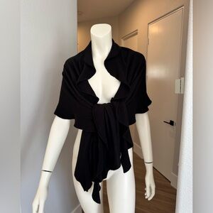 Vintage Luxe Black Wrap / Scarf